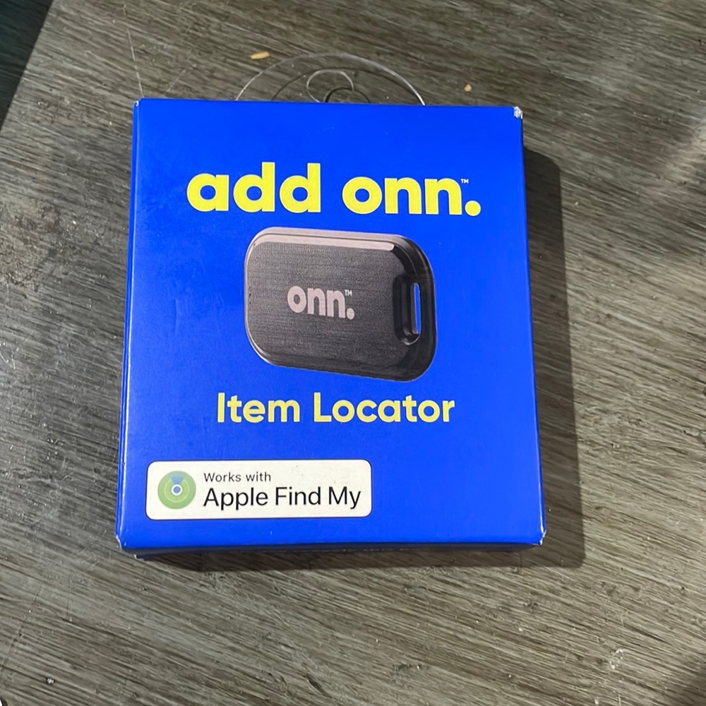 NIB Onn Item Locator Works W/Apple Find My